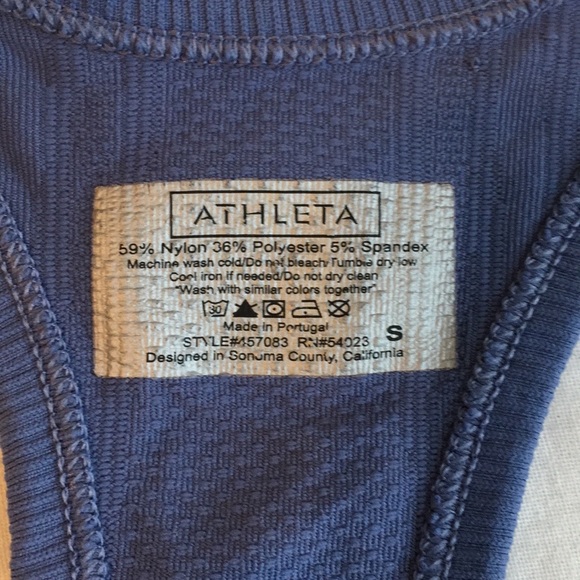 Athleta Fastest Track Striped Tank, S - Picture 7 of 8